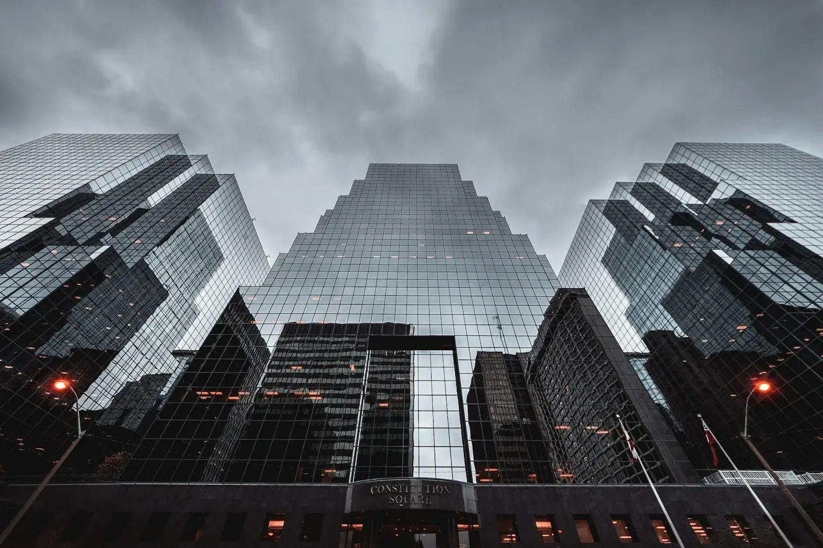 Strategic commercial real estate underwriting featuring modern architecture and a clean, professional aesthetic.