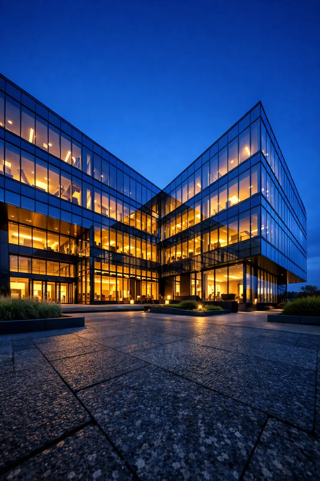 Modern commercial office building representing strategic property ownership and wealth building in Kentucky and Ohio.