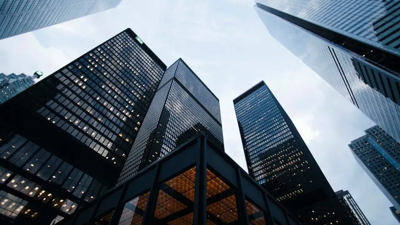 Modern commercial building reflecting strategic real estate acquisition and market analysis