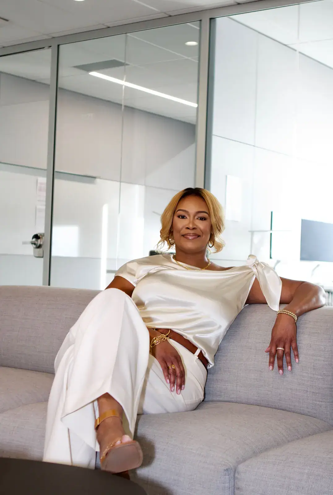 Confident Businesswoman in Modern Office